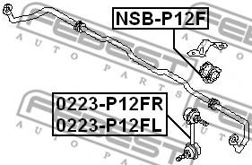 FEBEST NSB-P12F Stabiliser Mounting
